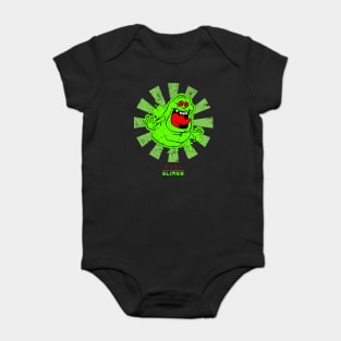 Slimer Retro Japanese Ghostbusters Baby Bodysuit